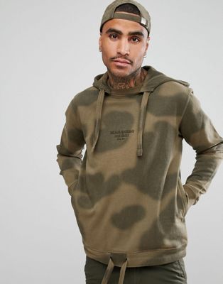 メンズファッション ロゴ 赤 パーカー 男性用 トップス カモ イン メンズ ジュニア フーディー サンダル【 MAHARISHI HOODIE IN CAMO WITH LOGO】:スニーカーケース